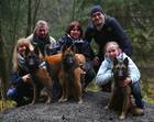 Spaziergang 2013 an den Externsteinen mit Geschwistern (D-Wurf)